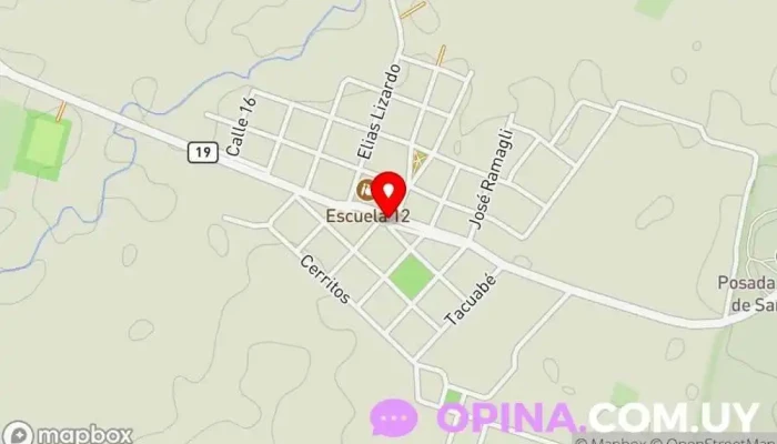 mapa de 18 de Julio  en 18 de Julio