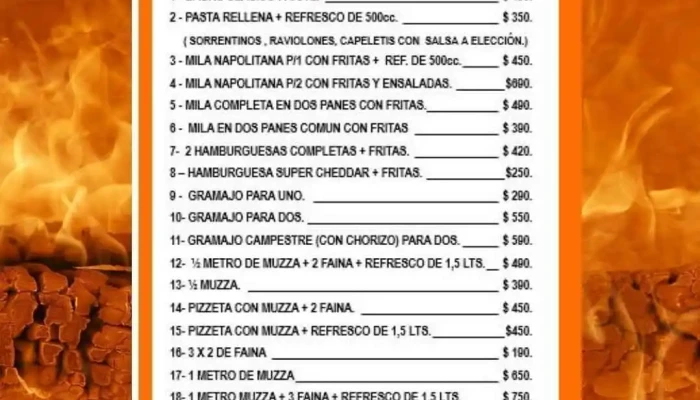 22 Bar Atlantida Auto Menu