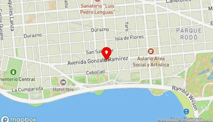 mapa de 3 y Pico Bar en Montevideo