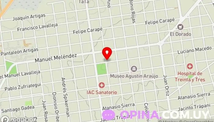 mapa de 33Contenedores Agencia de alquiler de apartamentos en Treinta y Tres