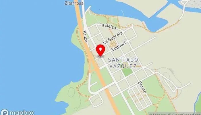 mapa de 4 Resto Bar Restaurante en Santiago Vázquez