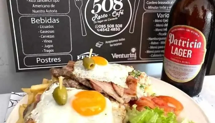 508 Resto Cafe Menu - Restaurante