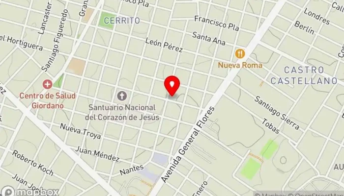 mapa de A la Pala Gluten Free Bar en Montevideo