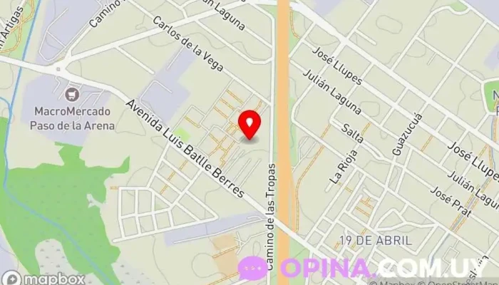 mapa de A01 Escuela en Montevideo