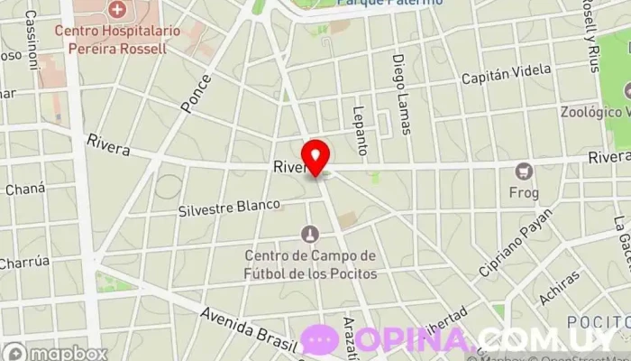 mapa de Abacos Inmobiliaria Agencia inmobiliaria en Montevideo