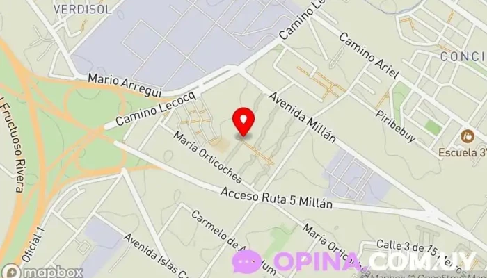 mapa de Aberturas del Complejo Complejo de apartamentos en Montevideo