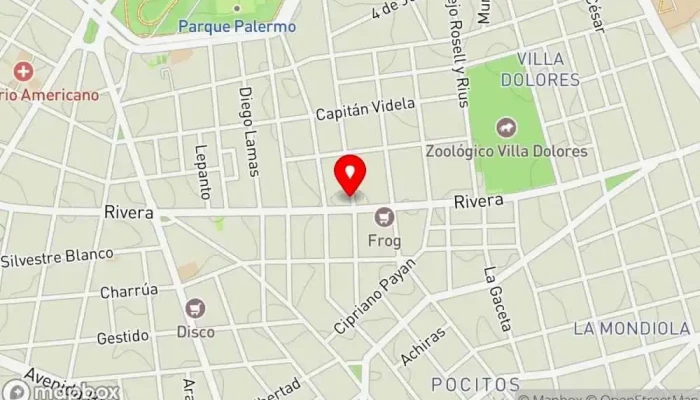 mapa de Abuela Odila Restaurante de comida para llevar, Alimentación y bebida en Montevideo