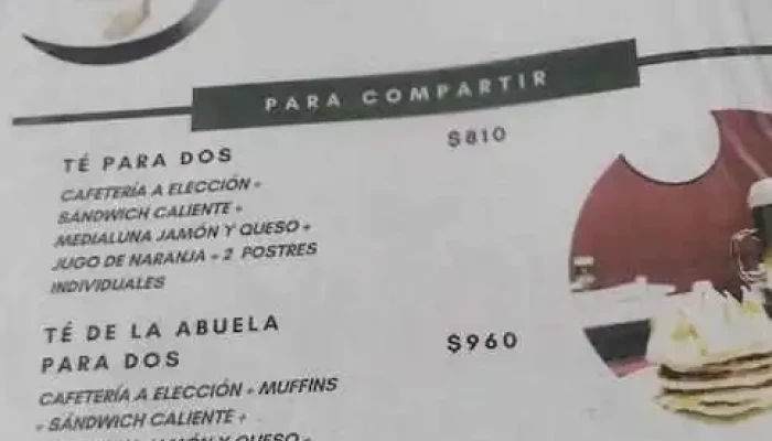 Abuela Sayago Srl:  Menu