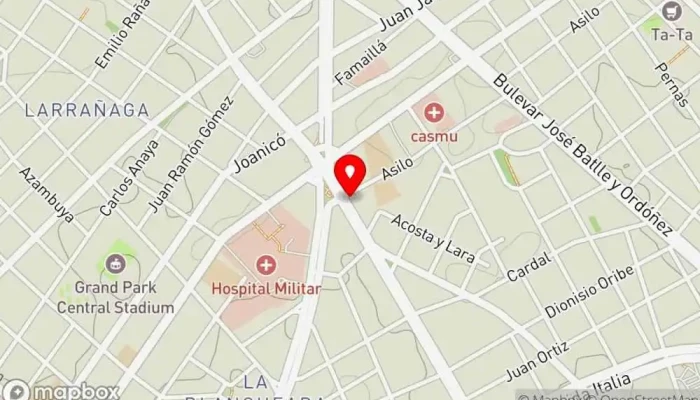 mapa de Acá Resto Restaurante en Montevideo