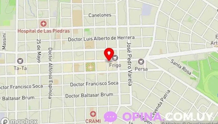 mapa de ACADEM Las Piedras Asociación u organización en Las Piedras