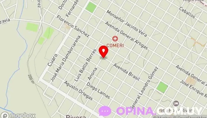 mapa de Academia Ajedrez Magistral Club en Rivera