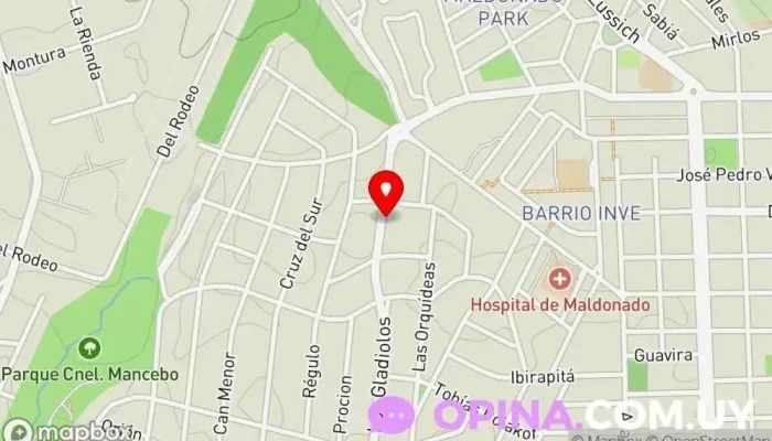 mapa de Academia de baile Full Energy Academia de baile en Maldonado