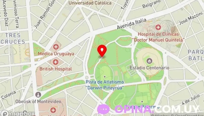 mapa de Academia de choferes 26 Centros de formación para obtener el carné de conducir en Montevideo