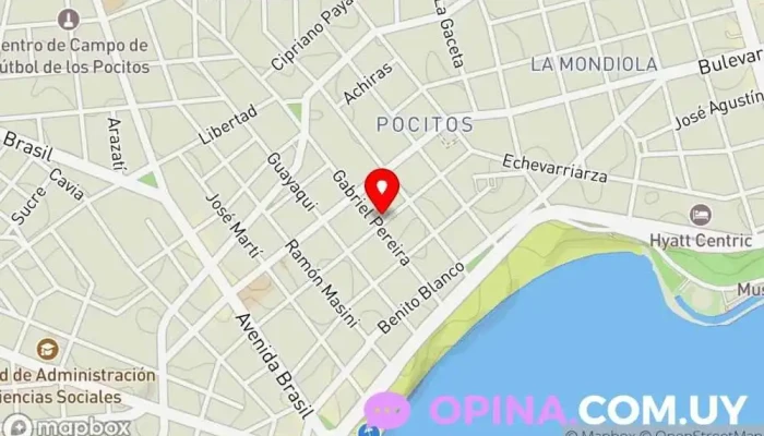 mapa de Academia de Choferes Honolua Autoescuela en Montevideo