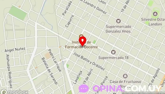 mapa de Academia de conduccion DHconduccion Escuela en Durazno