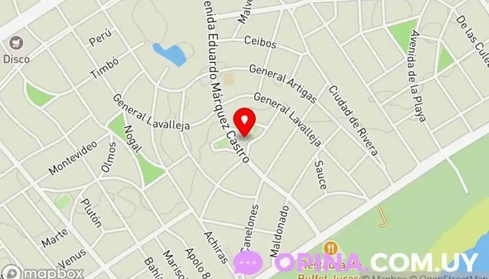 mapa de Academia de Danza Terpsicore Escuela en Ciudad de la Costa