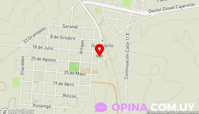 mapa de Academia de Danzas New Steps Academia de baile en Quebracho