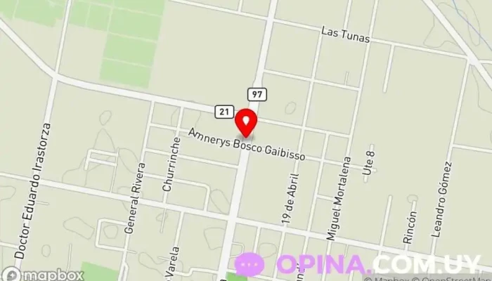 mapa de Academia de Hockey Club deportivo en Carmelo