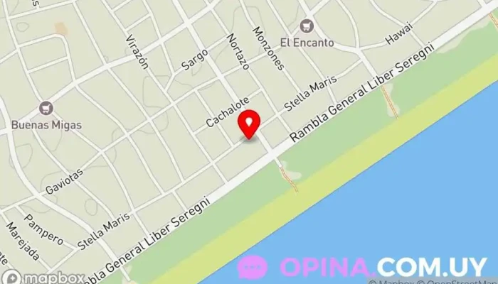 mapa de Academia de Uñas Florencia Galli Escuela en Ciudad de la Costa