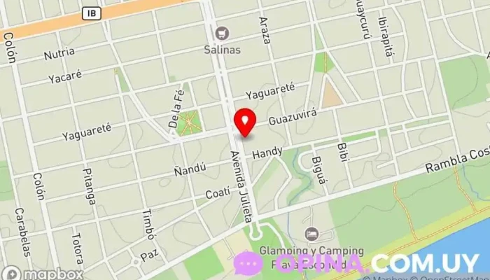 mapa de Academia Giannattasio Centro educativo en Salinas