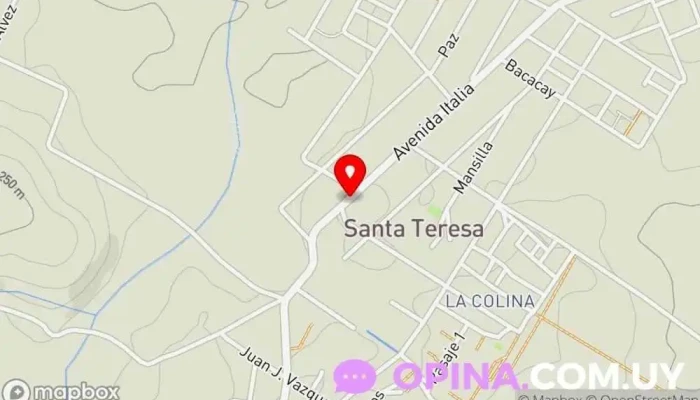 mapa de ADIS Escuela en Rivera