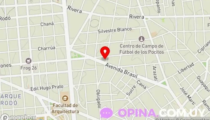 mapa de Administración Scremini Agencia inmobiliaria, Empresa de administración de propiedades en Montevideo