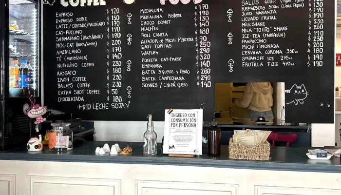 Adrianuzcas Cat Cafe Menu