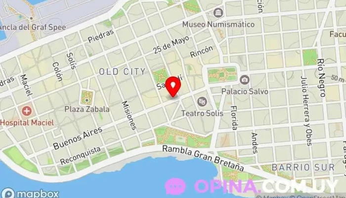 mapa de ADYVEN Agencia inmobiliaria en Montevideo