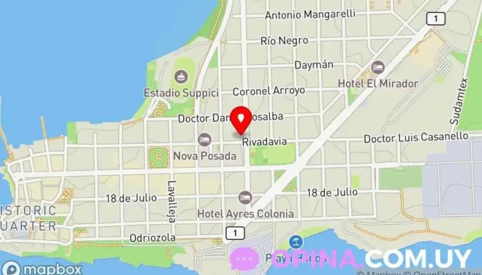 mapa de Affar & Acosta Negocios Inmobiliarios Agencia inmobiliaria en Col. del Sacramento