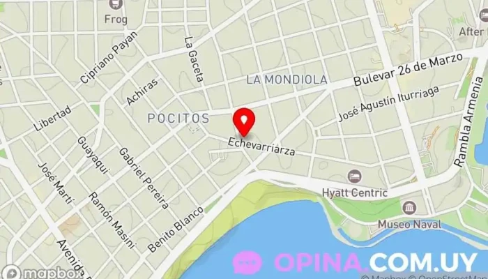 mapa de Ágata - Mercería y Papelería Mercería, Papelería en Montevideo
