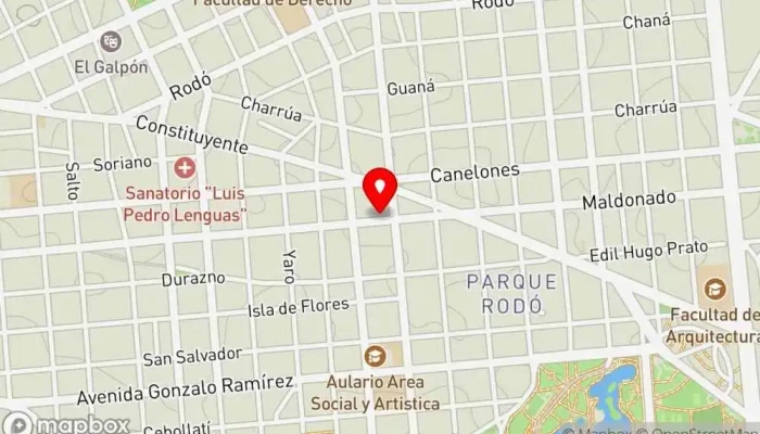 mapa de Agosto cafe & dulces Cafetería, Restaurante en Montevideo