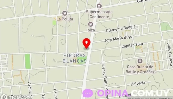 mapa de Agro Los 10 local  en Montevideo