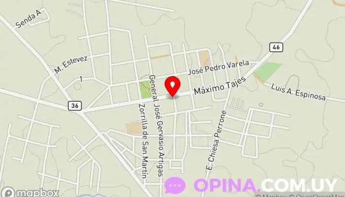 mapa de Agroinmuebles - Harretche Agencia inmobiliaria en Los Cerrillos