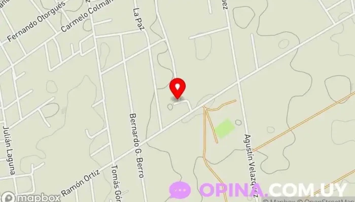 mapa de Aires del Olimar Agencia de alquiler de cabañas en Ejido de Treinta y Tres