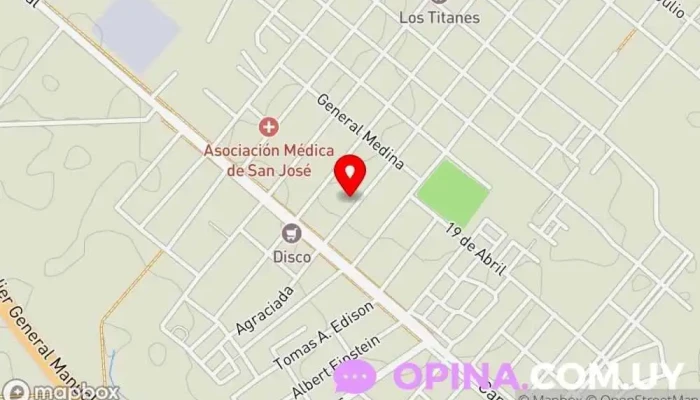 mapa de Alejandra Propiedades - Negocios Inmobiliarios Oficinas de empresa en Libertad