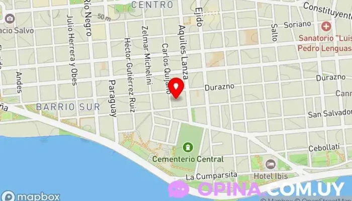 mapa de Alemma Papelería Tienda de regalos en Montevideo