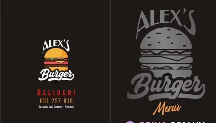 Alexs Burger Menu