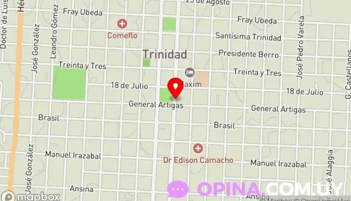 mapa de Alianza Trinidad Escuela en Trinidad