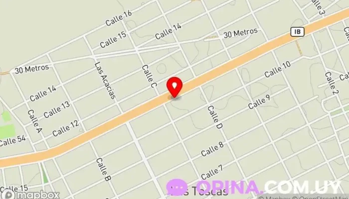 mapa de Aljibe Crosstraining Gimnasio en Las Toscas