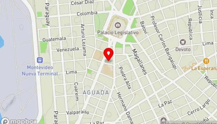 mapa de Alma café Cafetería en Montevideo