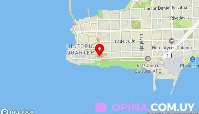 mapa de Almacén de Cosas Tienda de artesanías en Col. del Sacramento