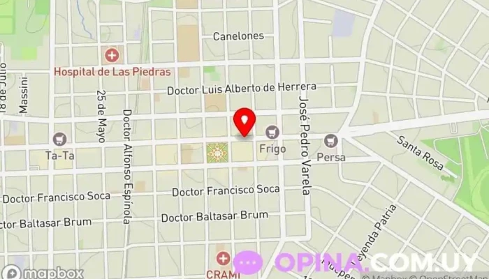 mapa de Almacén natural Granja en Las Piedras