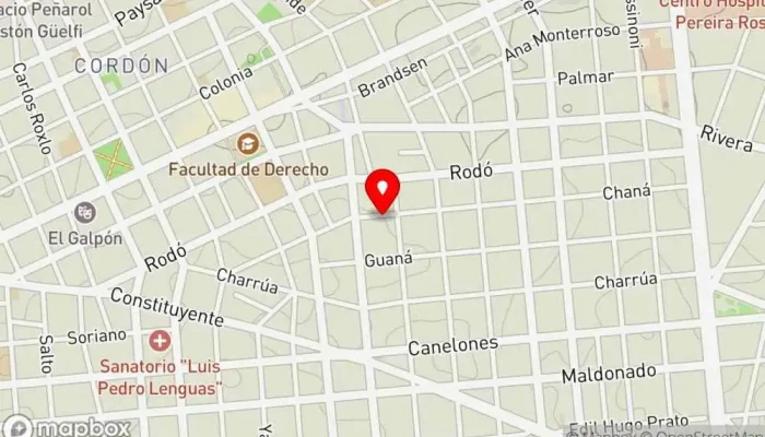 mapa de Aló café+arte+bar Bar, Cafetería, Bar gay, Restaurante en Montevideo