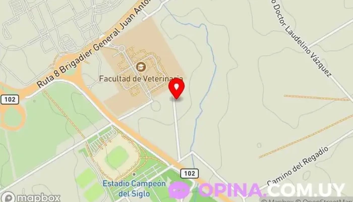 mapa de Alojamiento Rural Álamo Negro Residencia de estudiantes en Montevideo