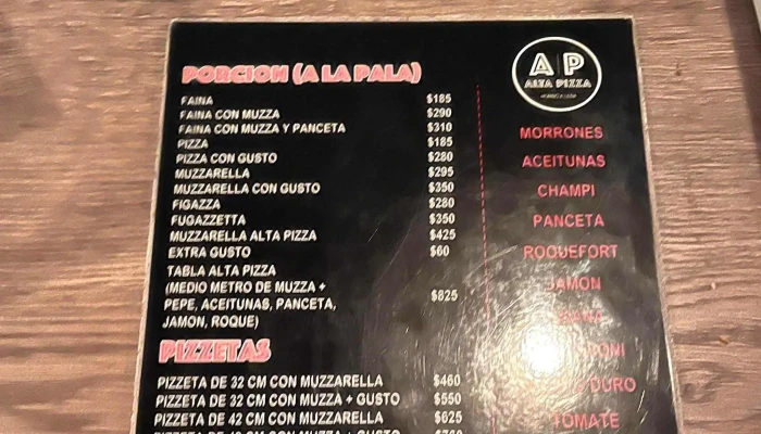 Alta Pizza Malvin:  Comentario 5 - Pizzería