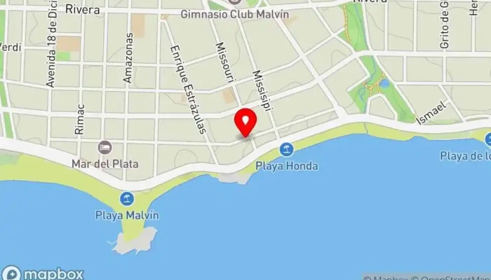 mapa de ALTA PIZZA MALVIN Pizzería en Montevideo