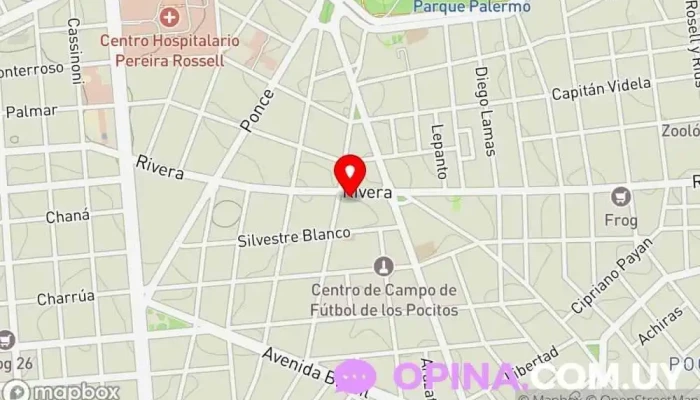 mapa de Altea Propiedades Agencia inmobiliaria en Montevideo
