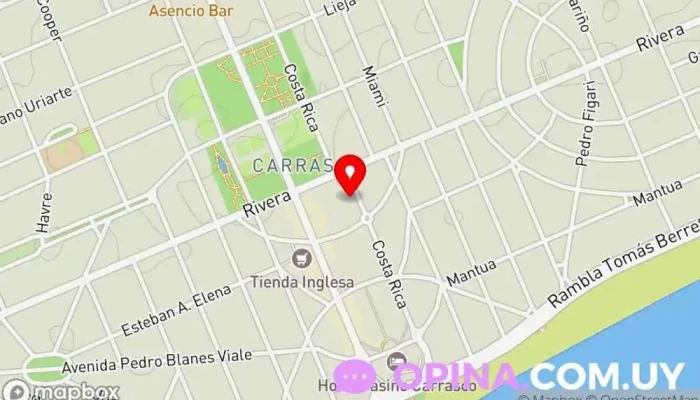 mapa de Alto Panorama  en Montevideo