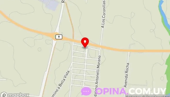 mapa de Altos de Bella Vista Agentes inmobiliarios, Colegio mayor en San Carlos