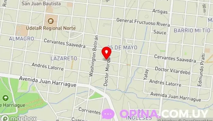 mapa de Altos de Fátima Complejo de apartamentos en Salto